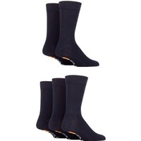 5 Pair Classic Plain Bamboo Socks 6 11