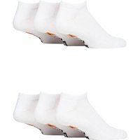 6 Pair Plain Patterned Striped Trainer Socks Plain 6 11