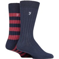 2 Pair Bamboo Boot Socks Berry 6 11