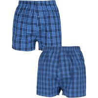 2 Pair Woven Boxers Small