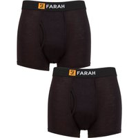 2 Pack Classic Striped Plain Bamboo Keyhole Trunks M