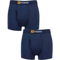 2 Pack Classic Striped Plain Bamboo Keyhole Trunks S