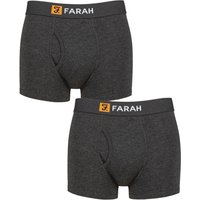 2 Pack Plain Striped Cotton Classic Keyhole Trunks L