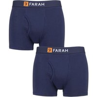 2 Pack Plain Striped Cotton Classic Keyhole Trunks M
