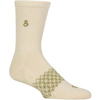 & 1 Pair hipSwan Organic Cotton Gripper Yoga Pilates Socks Large