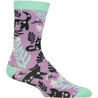 1 Pair Shared Earth Bamboo Cats Socks Multi 7 12