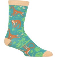 1 Pair Shared Earth Bamboo Monkeys Socks 7 12