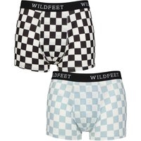 2 Pair SOCKSHOP Patterned Trunks Checker