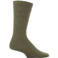 1 Pair Olive Original Cotton Softop Socks Men's 6-11 Mens - HJ Hall