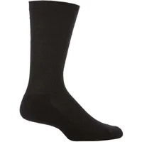 1 Pair Black Cushioned Sole Wool Softop Socks Men's 6-11 Mens - HJ Hall