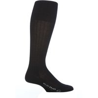 1 Pair Dark Milano 97% Cotton Knee High Socks 10 11