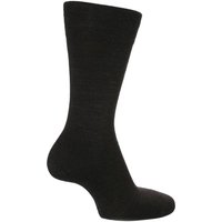 1 Pair Anthracite Melange Sensitive Berlin Virgin Wool Left Right Socks Comfort Cuff 11.5 14