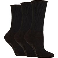 3 Pair SOCKSHOP FootNurse Diabetic Slipper Socks 4 8