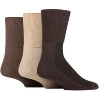 SOCKSHOP FootNurse Bamboo Cushioned Foot Diabetic Socks Coffee Bean 9 11