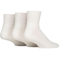 3 Pair IOMI FootNurse Cushioned Foot Bamboo Diabetic Ankle Socks 12 14
