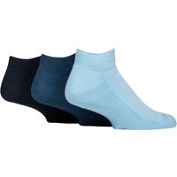 3 Pair IOMI FootNurse Cushioned Foot Bamboo Diabetic Trainer Socks 9 11