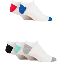 5 Pair SOCKSHOP Wildfeet Bamboo Trainer Socks Grey Heel & Toe 6 11
