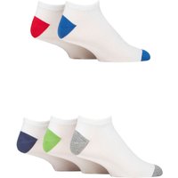 5 Pair SOCKSHOP Wildfeet Bamboo Trainer Socks Blue Heel & Toe 7 11