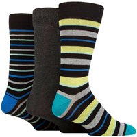 3 Pair SOCKSHOP Patterned Spots Stripes Bamboo Socks Stripey 7 11