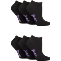 6 Pair Performance Polyester Cushioned Trainer Socks Plain 4 8