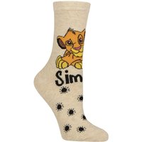 1 Pair SOCKSHOP Disney Lion King Simba Cotton Socks 4 7