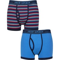 2 Pack Spirit Cotton Knitted Keyhole Trunks Dark