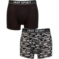 2 Pack Camo Printed Bamboo Trunks Charcoal
