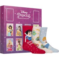 12 Pair Disney Princess 12 Days Christmas Advent Calendar Socks 11 2.5