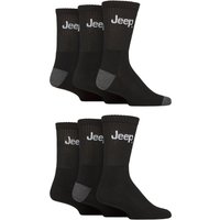 6 Pair Cushioned Performance Crew Sports Socks 6 11