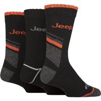 3 Pair Workwear Boot Socks Orange 6 11