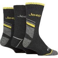 3 Pair Workwear Boot Socks Charcoal 6 11