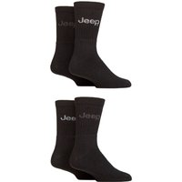 4 Pair Plain Regenerated Cotton Boot Socks 6 11