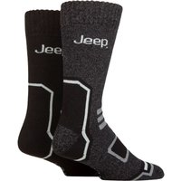 2 Pair Thermal Boot Socks Charcoal 6 11