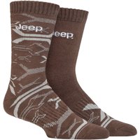 2 Pair Heavy Cushioned Bamboo Boot Socks Stone 6 11