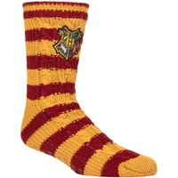 1 Pair SOCKSHOP Harry Potter Chunky Cable Lined Slipper Socks 4 8