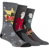 3 Pair Big Bang Theory Socks 6 11 &
