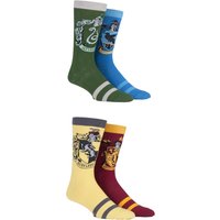 4 Pair Harry Potter House Badge Socks 11 13