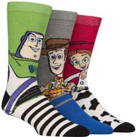 3 Pair SOCKSHOP Toy Story Woody Buzz Lightyear Jessie Socks 4 8