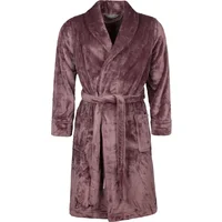 Women's 1 Pack SOCKSHOP Heat Holders Fleece Dressing Gown Mauve M