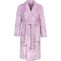 Women's 1 Pack SOCKSHOP Heat Holders Fleece Dressing Gown Orchid Bouquet XL