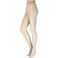 1 Pair Licorice Floral Net Tights Oil Small Medium