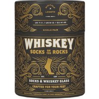1 Pair Whiskey Glass Cotton Socks Gift Box One