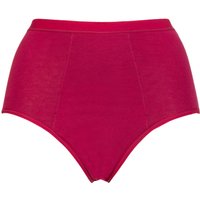1 Pair Organic Cotton Period Full Briefs Dark Cherry 14