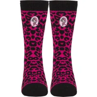 Kids 1 Pair SOCKSHOP Heat Holders L.O.L. Surprise! 1.6 TOG Lite Thermal Socks Black / Pink 9-12