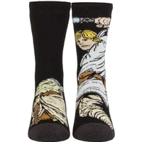 Kids 1 Pair SOCKSHOP Heat Holders Disney Star Wars 1.6 TOG Lite Luke & Yoda Thermal Socks Black 9-12
