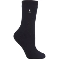 1 Pair Black 1.6 TOG Lite Socks Ladies 4-8 Ladies - Heat Holders