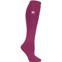 1 Pair Raspberry 1.6 TOG Lite Knee High Socks Ladies 4-8 Ladies - Heat Holders