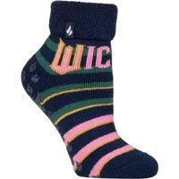 1 Pair Heat Holders 1.6 TOG Lite Wicked Thermal Lounge Socks Sapphire 4 8