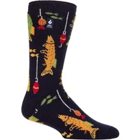 Mens 1 Pair SOCKSHOP Heat Holders 1.6 TOG Lite Hobby Thermal Socks Navy Fishing 6-11