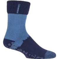 1 Pair Navy Lounge Lite Socks Men's 6-11 Mens - Heat Holders